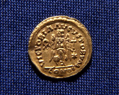 Pièce de monnaie du roi Totila, 541-52 - Ostrogothic